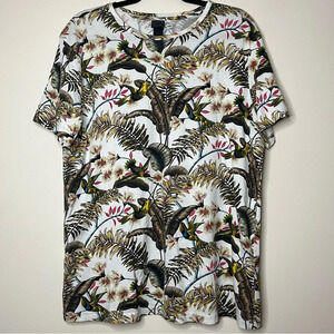 H&M Tropical Floral Casual Comfy Spring Summer Tshirt